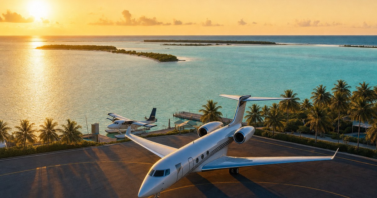 Malé private jet charter